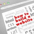 How to Build a Website - Web Screen